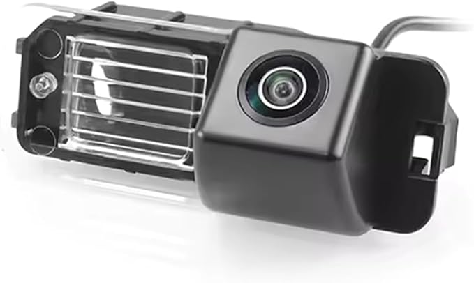 AHD/CVBS Car Rear View Camera's Fisheye Lens License Plate Lamp-Camera with RCA Cable & Vehicle Camera for Volkswagen VW Polo 6R V Golf 6 Passat CC MK6 Magotan Bora & Backup Camera (CVBS)