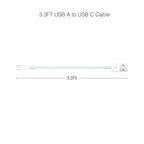 2 Pack USB A to USB C Woven Cable for iPhone 16E 17 Air,iPhone 15/iPhone 16 Pro Max, 15 Plus Car Play Charging Cord, iPad 10th, iPad 11 2025, iPad Pro 12.9/11 Air 5th/4th, Mini 6th Gen Type-c Charger