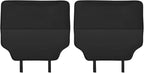 2PCS Car Kick Mat, Anti-Scratch Waterproof Anti-Slip Vehicle Back Seat Protector with Storage Pockets, Automotive Interior Seat Back Covers, Universal for SUV RV Truck (Black)