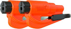resqme The Original Compact Emergency Keychain Car Escape Tool, Seatbelt Cutter and Window Breaker, Made in USA, Pack of 2