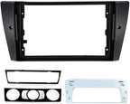 9'' Car Radio Stereo Frame Fascia Bezel for BMW 3 Series E90 E91 E92 E93 2005~2013 Mount Trim Panel