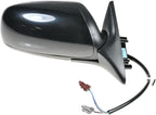 Passenger Side View Mirror Manual Folding Electric Adjustment Heated No Memory Black Compatible with 1996-1999 INFINITI I30 Nissan Maxima