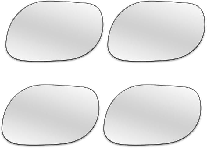 4PCS Car Blind Spot Mirror, Wide Angle Clear HD Glass Convex Side Rear View Mirror to Reduce Blindspot, Auto Exterior Rear View Accessories for Wide Angle, Universal Fit (StyleF)