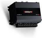 400X4 Car & Motorcycles Full Range Amplifier 4 Channels 400 Watts RMS 4 Ohm - Compact Size - Professional Super Sound Quality