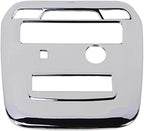 for Bronco Front Reading Light Panel Trim Cover Compatible with 2021-2025 Ford Bronco Chrome Interior Accessories 2-Door 4-Door (with AUX Switches)