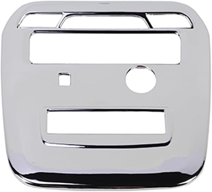 for Bronco Front Reading Light Panel Trim Cover Compatible with 2021-2025 Ford Bronco Chrome Interior Accessories 2-Door 4-Door (with AUX Switches)