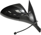 Passenger Side Mirror Assembly Electric Adjustment Non-Heated No Memory Black Compatible with 2008-2009 Pontiac G6 GM1321370