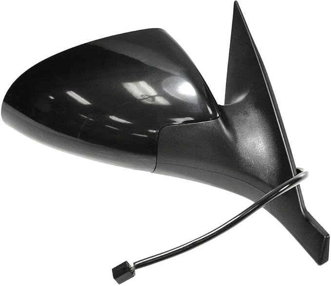 Passenger Side Mirror Assembly Electric Adjustment Non-Heated No Memory Black Compatible with 2008-2009 Pontiac G6 GM1321370