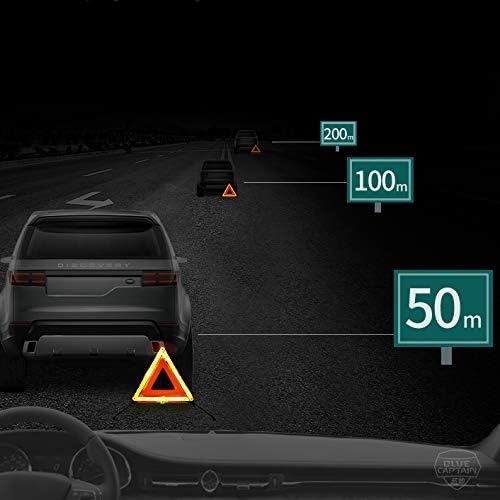 3 Pack Emergency Warning Triangle Kit, High Visibility Reflective Safety Triangle, Road Emergency Reflector for All Vehicles & Cars