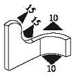 Edge Trim Black Small, Fits 1/16" (3 Feet)