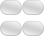 4PCS Car Blind Spot Mirror, Wide Angle Clear HD Glass Convex Side Rear View Mirror to Reduce Blindspot, Auto Exterior Rear View Accessories for Wide Angle, Universal Fit (StyleE)