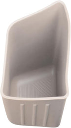 Car Trash Can, Silicone Portable Vehicle Side Door Garbage Container Trash Bin, Multifunctional Auto Interior Dustbin Garbage Can Storage Organizer, Universal Fit (Left/Gray)