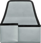 Car Window Armrest Storage Box, Comfortable Leather Vehicle Door Side Arm Rest Pad Organizer Bag, Multifunctional Automotive Window Armrest Storage Pocket, Universal for SUV Van Truck (Gray)