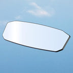 Car Rear View Mirror, 12Inch Interior Clip-on Wide Angle Convex Rear View Mirror, Car Accessories HD Wide Angle Extended Curved Mirror to Reduce Blind Spot Effectively for More Cars