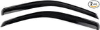 Tape On Window Visors Fits for 2004-2012 Chevy Colorado Standard Cab, Side Auto Window Wind Deflectors, Ventshade, Rain Guards for Cars/Trucks