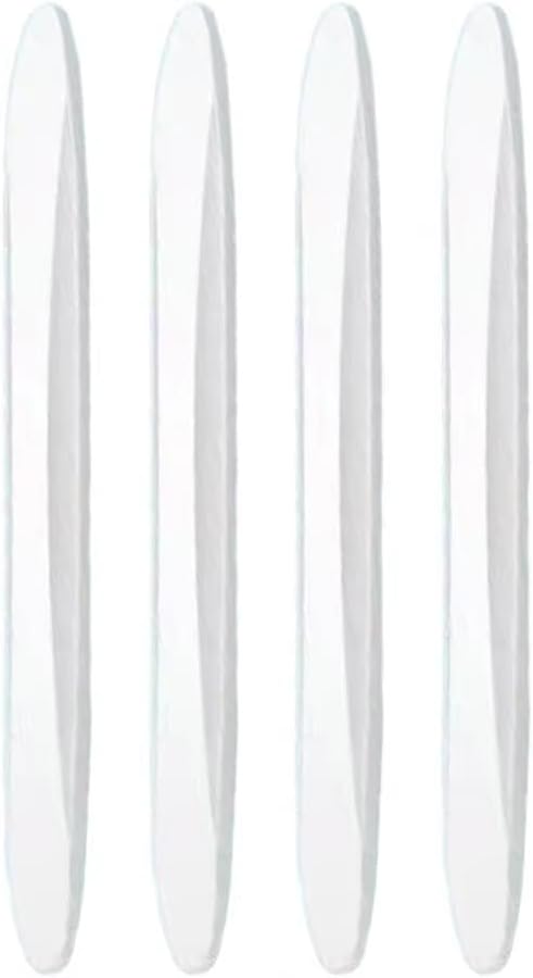 12 Pack Invisible Car Door Edge Guards Rubber Clear Adhesive Door Edge Protector Anti-Scratch Trim Guard for Door Ding Prevention Bumper Body Protecting Painted Surface in Crowded Parking Lot