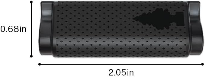 Car Air Freshener | Vent Wrap Provides Long-Lasting Scent, Slip on Vent Blade | Black Ice, 4 Packs (4 Count)