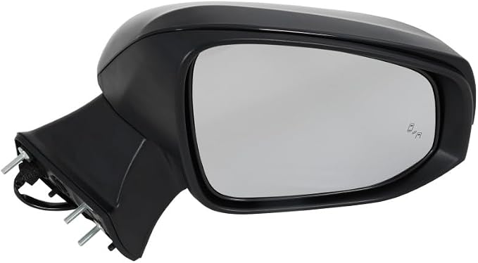 For Toyota Highlander 2020 2021 2022 2023 Door Mirror Driver And Passenger Side | Pair | Power | Heated W/Signal Light | With Blind Spot Detection | Paintable | TO1320415 | 879400E350-PFM