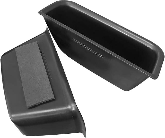 Front Row Door Side Storage Box Compatible with Mercedes-Benz ML-Class GL-Class 2012-2019 / GLE-Class GLS-Class 2017-2019 Armrest Phone Container Door Organizer Handle Pocket ABS Tray Insert