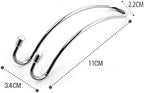 4 Pack Car Seat Headrest Hooks Strong and Durable Backseat Hanger Storage for Handbags, Purses, Coats, and Grocery Bags, Universal SUV Truck Vehicle Car Seat Back Headrest Bottle Holder Organizer