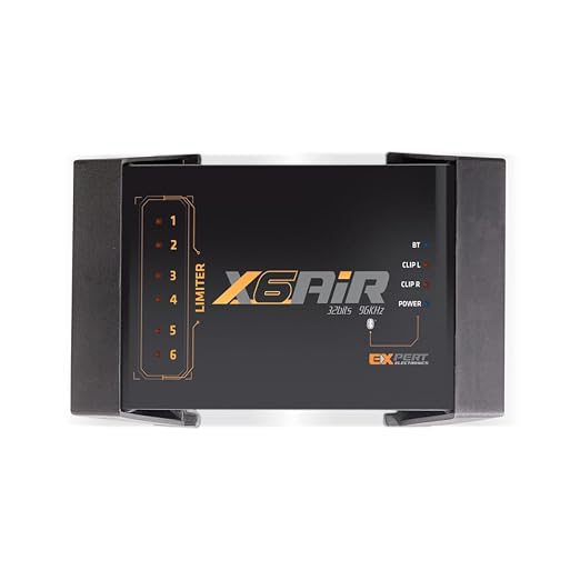 X AIR Series Digital Signal Processor, 32bit/96khz, Bluetooth and APP Control, 19 Band EQ, 2 Input (X6 AIR)