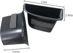Front Row Door Side Storage Box Compatible with Lincoln MKC 2015 2016 2017 2018 2019 Armrest Phone Container Door Organizer Handle Pocket ABS Tray Insert Glove Pallet