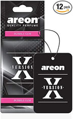 X AXV03 Hanging Best Car Air Freshener Bubble Gum Scent, Paper Hanging Ornaments, Long Lasting Scent for Car or Home 12 Pack