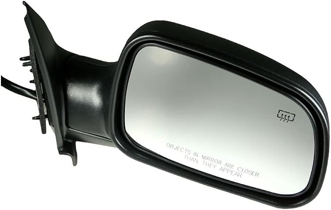 Passenger Side View Mirror Folding Electric Adjustment Heated No Memory Textured Compatible with 1999-2004 Jeep Grand Cherokee