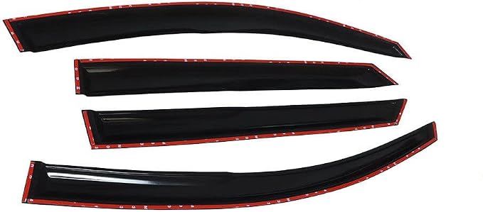 Tape-On Windows Visor 4-Piece for 2016-2021 Hyundai Tucson Rain Guards Shield Shade Smoke 94457