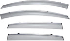 Window Visors Wind Deflectors Compatible with Acura 2013-2018 RDX with Chrome Trim Rain Guards 3-847AC004
