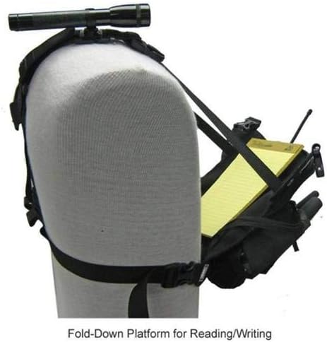 RCP-1 Pro Radio Chest Harness for 2 Way Radio & Electronics | Search and Rescue, Ski Patrol, Emergency Response - Black
