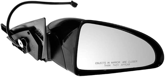Passenger Side Mirror Assembly Electric Adjustment Non-Heated No Memory Black Compatible with 2008-2009 Pontiac G6 GM1321370