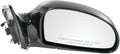 Passenger Side Power Heated Mirror Paint to Match Smooth Black Compatible with 2004 2005 2006 2007 2008 2009 Kia Spectra Spectra5 KI1321130