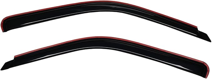 Extra Durable in-Channel Vent Window Visor, Fits 1999-2006 Chevrolet Silverado & GMC Sierra 1500/1500 HD/2500/2500 HD & 3500, 2007 Classic Models, Regular/Extended/Crew Cab, Smoke, 2-Pcs