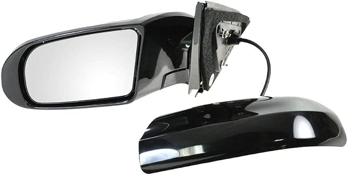 2 Piece Driver and Passenger Side Mirror Assembly Set Electric Adjustment Non-Heated No Memory Black Compatible with 2009-2014 Nissan Maxima NI1320195 NI1321195
