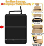 Kick Mats Back Seat Protector, Waterproof Oxford Seat Back Protector, Car Seat Back Protector for Kids, Back of Seat Protector for Kids Feet Car Seat (Black C -1pc)
