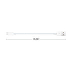 3 Pack USB A to USB Type C Cable Fast Charging Cable for iPhone 16E 16 15 Pro Plus Pro Max for iPad Pro/Air 5th 4th Mini 6th Gen Charger Charging Cord, for MacBook Pro and More [10FT]
