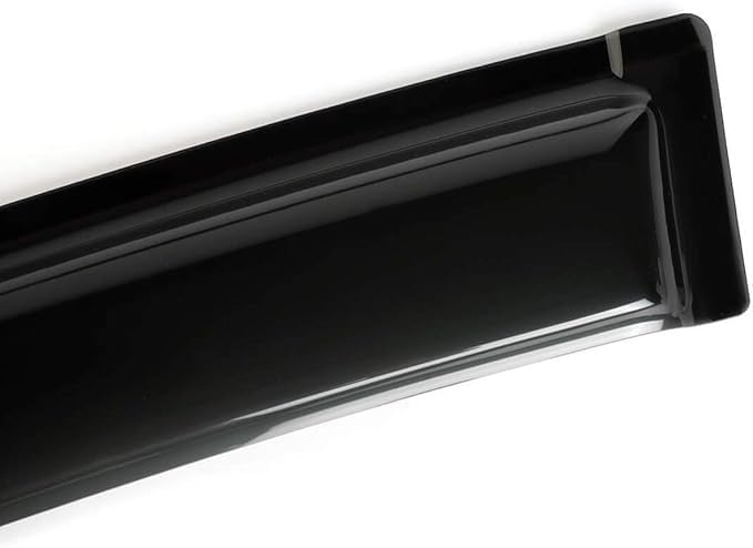 Tape-On Window Visors Rain Guards Compatible with Jeep Compass 2017-2026,Side Wind Deflectors Vent Visors Window Vent Guard Shade,Sun Visor for Car,Sun SUV Car Accessories,4-Pieces Set