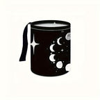 Portable Reusable Waterproof Car Trash Bin, Sun and Moon | Multipurpose Vehicle Organizer, Road Trip Essentials