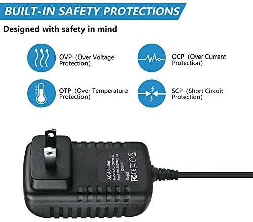 BestCH 12V AC Adapter for DVE DVS-120A13FJP DVS-120A13FUS DVS-120A13 FJP FUS Tranquil Ease Mobile Heated Seat Cushion Item#: 1320-TE 12VDC 1.3A - 2A Switching Power Supply Charger