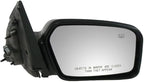 Passenger Side Mirror Assembly Power Heated Puddle Light Non Foldaway Paint to Match Compatible with 2006-2010 Ford Fusion 2006-2010 Mercury Milan