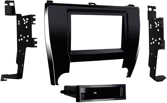 Single DIN Double DIN Car Stereo Radio ISO DIN Installation Mounting Dash Kit Compatible with Toyota Camry (Dash Kit) 2015 2016 2017
