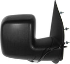 2 Piece Driver and Passenger Side Mirror Assembly Set Electric Adjustment Non-Heated No Memory Black Compatible with 2003-2006 Ford E150 2003-2005 E150 E250 E350 Club Wagon E350 E450 2003 E550
