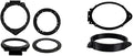 Metra 82-3006 6" to 6-3/4" Speaker Adapter for GM Multi 05-Up & Metra 82-3004 2014 6X9 Speaker Adapter for Select GM Trucks,Black