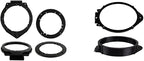 Metra 82-3006 6" to 6-3/4" Speaker Adapter for GM Multi 05-Up & Metra 82-3004 2014 6X9 Speaker Adapter for Select GM Trucks,Black