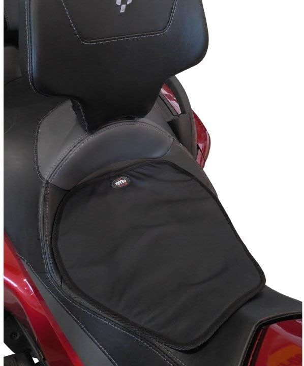 Heated Seat Pad for Motorcycle, ATV, Scooter & Snowmobile | Universal Fit Heated Seat Pad - Place On Top of Existing Seat | Exterior Warm Seat Cover | 12V Electric Heat Powersport Seat Warmer