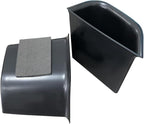 Front Row Door Side Storage Box Compatible with Alfa Romeo Giulia Sedan 2017-2023 Armrest Phone Container Door Organizer Handle Pocket ABS Tray Inserts Glove Pallet