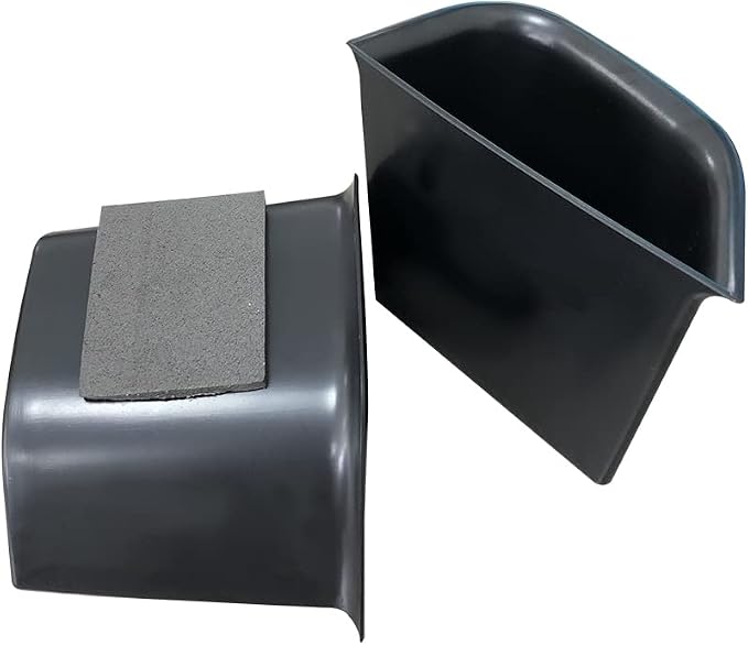 Front Row Door Side Storage Box Compatible with Alfa Romeo Giulia Sedan 2017-2023 Armrest Phone Container Door Organizer Handle Pocket ABS Tray Inserts Glove Pallet