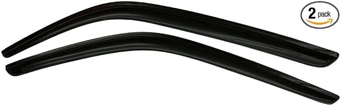 Tape On Window Visors Fits for 2008-2011 Ford Focus Coupe, Side Auto Window Wind Deflectors, Ventshade, Rain Guards for Cars/Trucks