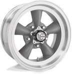 Vintage VN105 TORQ THRUST D 15X7 5X4.5 3.76-6mm TORQ THRUST GRAY MACHINED LIP - VN1055765